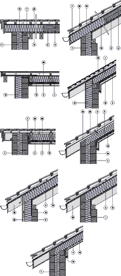 Planos de Aislante termico, cubiertas de madera y tejas, en Aislación térmica – Climatización