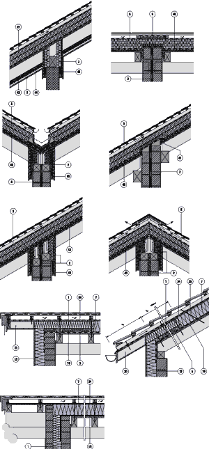 imagen Aislante termico, cubiertas de madera y tejas, en Aislación térmica - Climatización