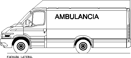 Planos de Ambulancia iveco daily 49-12 fachada lateral, en Utilitarios – Medios de transporte