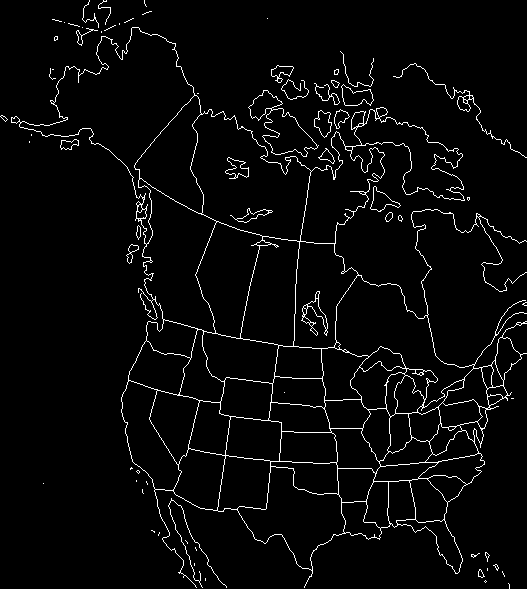 Planos de America del norte, en Mapas – Varios