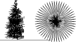 Planos de Arbol de pino de abeto, en Arboles en alzado – Arboles y plantas