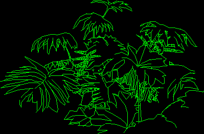Planos de Arbustos en alzado 2d, en Arbustos en alzado – Arboles y plantas
