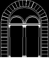 Planos de Arco corintio doble, en 5 órdenes de la arquitectura griega – Historia