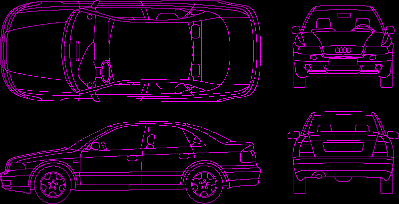 Planos de Audi 5 puertas, en Automóviles en 2d – Medios de transporte