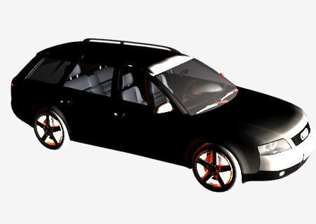 Audi a6 avant, en Automóviles en 3d – Medios de transporte
