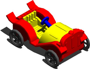Planos de Automovil de juguete 3d, en Juegos – Muebles equipamiento