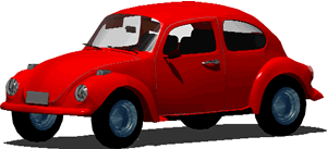 imagen Automovil volkswagen fusca, en Automóviles en 3d - Medios de transporte