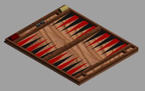 imagen Backgammon 3d, en Juegos - Muebles equipamiento