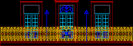imagen Balcon con baranda de herreria, en Balcones - Aberturas