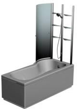 Bañera con ducha 3d, en Bañeras – Sanitarios