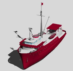 imagen Barco 3d, en Embarcaciones - Medios de transporte
