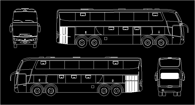 Planos de Bus 2 pisos, en Autobuses – Medios de transporte