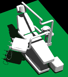 imagen Cadeira odontologia 3d, en Equipamiento - Hospitales