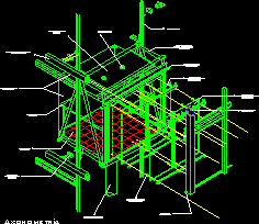 Planos de Caja ascensor, en Sistemas de elevación – Instalaciones