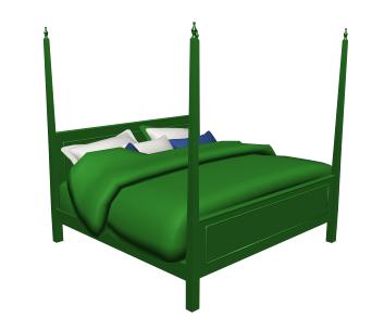 Cama 3d, en Dormitorios – Muebles equipamiento