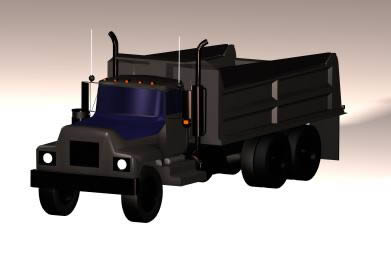 Camión 3d, en Camiones – Medios de transporte