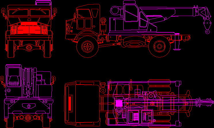 Planos de Camion grua pegaso 3046, en Camiones – Medios de transporte
