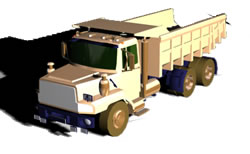 Camion volcador, en Camiones – Medios de transporte