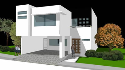 imagen Casa 3d, en Vivienda unifamiliar 3d - Proyectos