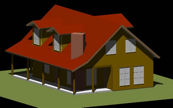 imagen Casa de campo 3d, en Vivienda unifamiliar 3d - Proyectos