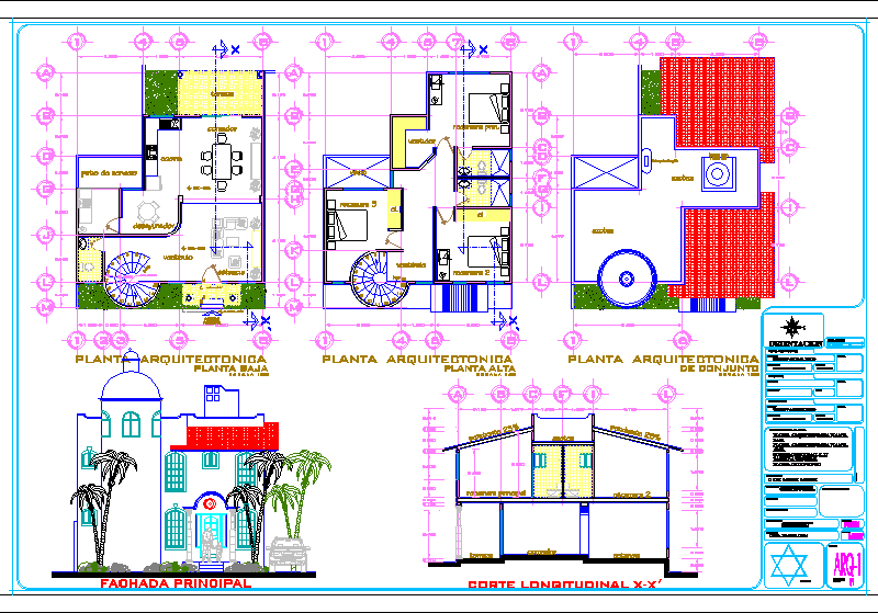 imagen Casa habitacion dos niveles, en Vivienda unifamiliar - Proyectos