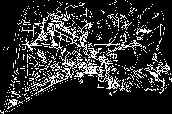 Planos de Ciudad de blanes; provincia de girona; españa, en España – Diseño urbano