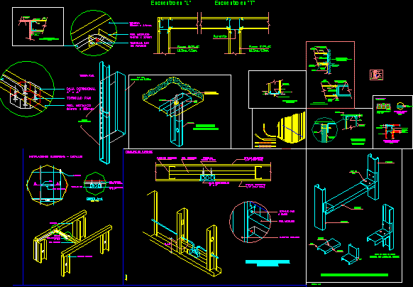 imagen Detalles construcctivos de drywall, en Tabiquería de yeso pladur - durlock o similar - Sistemas constructivos
