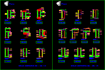 Planos de Detalles placas yeso carton, en Tabiquería de yeso pladur – durlock o similar – Sistemas constructivos