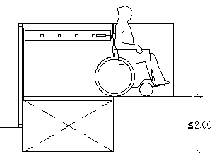imagen Discapacitados salida elevador, en Sistemas de elevación y rampas - Discapacitados
