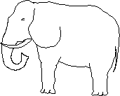 Planos de Elefante, en Animales 2d – Animales