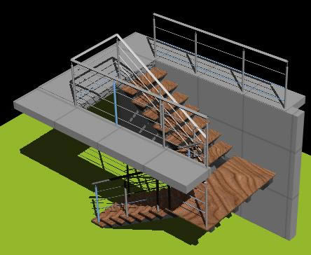 Planos de Escalera 3d, en Modelos de escaleras 3d – Escaleras