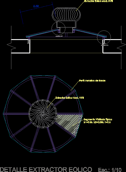 imagen Extractor eolico, en Aire acondicionado - Climatización