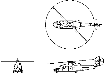imagen Helicóptero, en Aeronaves en 2d