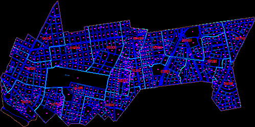 Planos de Lima-distrito de san isidro.dwg, en Perú – Diseño urbano