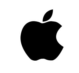 Logo apple, en Logos y escudos – Símbolos