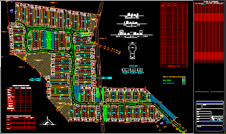 imagen Lotificacion fraccionamiento residencial, en México - Diseño urbano