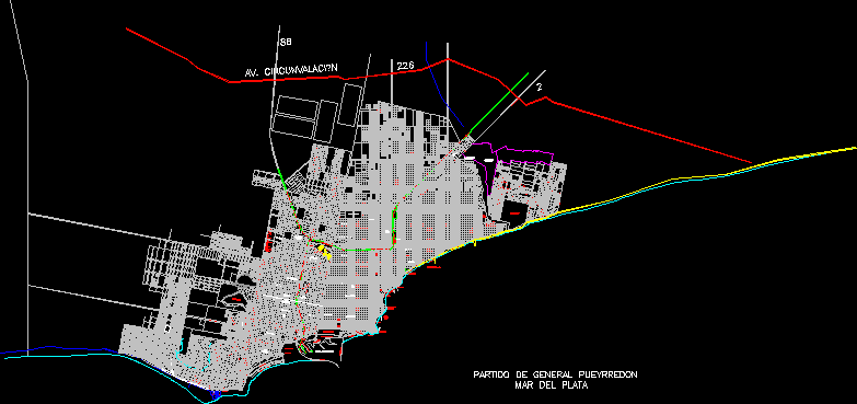 Planos de Mapa ciudad de mar del plata buenos aires – argentina, en Mapas – Varios
