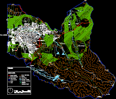 Planos de Mapa comuna de villa alemana, en Chile – Diseño urbano