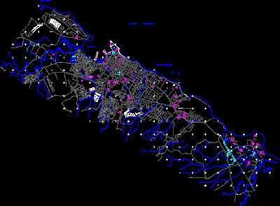 Planos de Mapa de puerto plata, en República dominicana – Diseño urbano