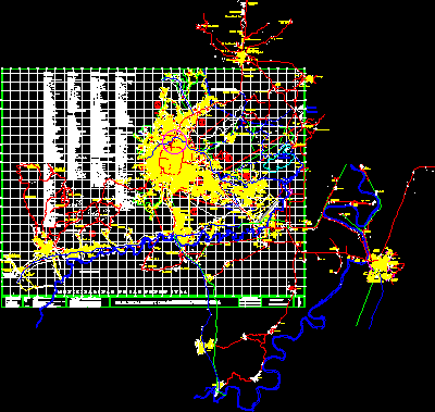 Planos de Mapa de san pedro sula; honduras, en Honduras – Diseño urbano