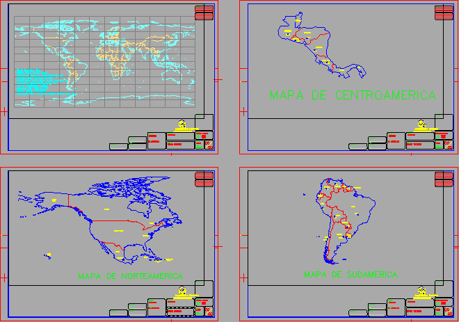 Planos de Mapamundi – mapa américa, en Mapas – Varios