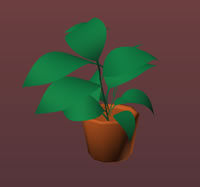 imagen Maseta 3d, en Plantas de interior 3d - Arboles y plantas
