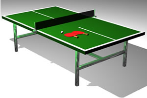 imagen Mesa de ping pong, en Juegos - Muebles equipamiento