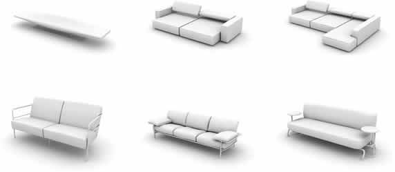 imagen Modelos de sillones 3d, en Sillones 3d - Muebles equipamiento