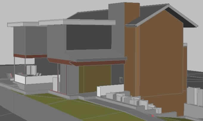 Planos de Modern house 3d, en Vivienda unifamiliar 3d – Proyectos