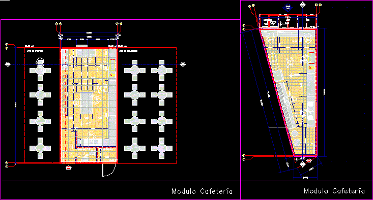 imagen Modulo de cafeteria, en Casinos hoteles y restaurantes - Proyectos