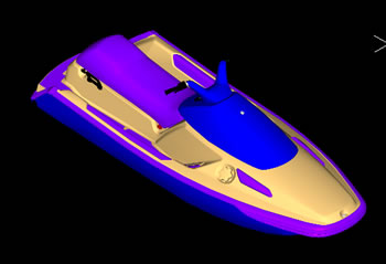 Planos de Moto acuatica 3d, en Embarcaciones – Medios de transporte