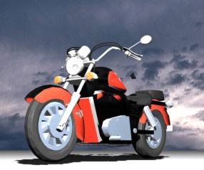 Motocicleta 3d, en Motos y bicicletas – Medios de transporte