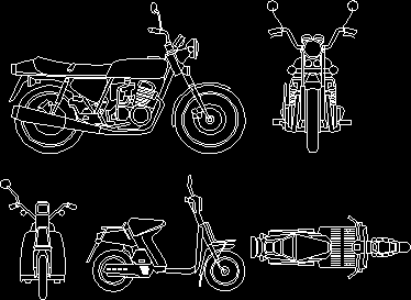 imagen Motocicletas, en Motos y bicicletas - Medios de transporte