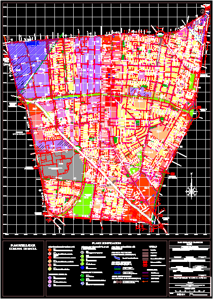 Planos de Plan regulador comuna de macul, en Chile – Diseño urbano